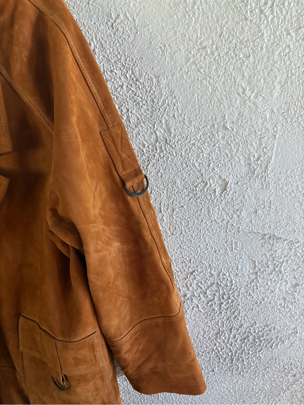 Free People Goat Leather Jacket in Cognac Brown - Picture 5 of 9